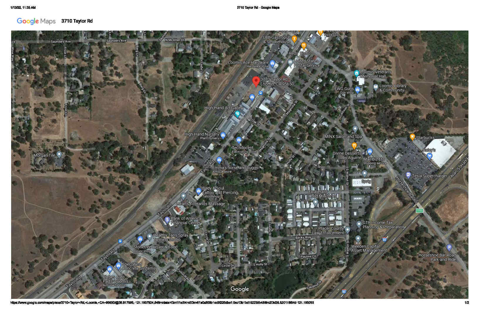 3710 N Taylor Rd, Loomis, CA for sale Building Photo- Image 1 of 16