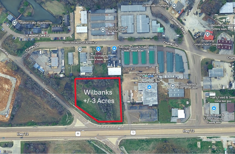 Hwy 72, Collierville, TN for sale - Building Photo - Image 2 of 3