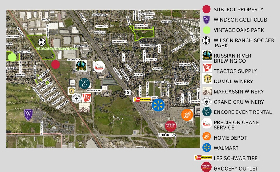 900 Mitchell Ln, Windsor, CA à vendre - Photo du bâtiment - Image 2 de 8