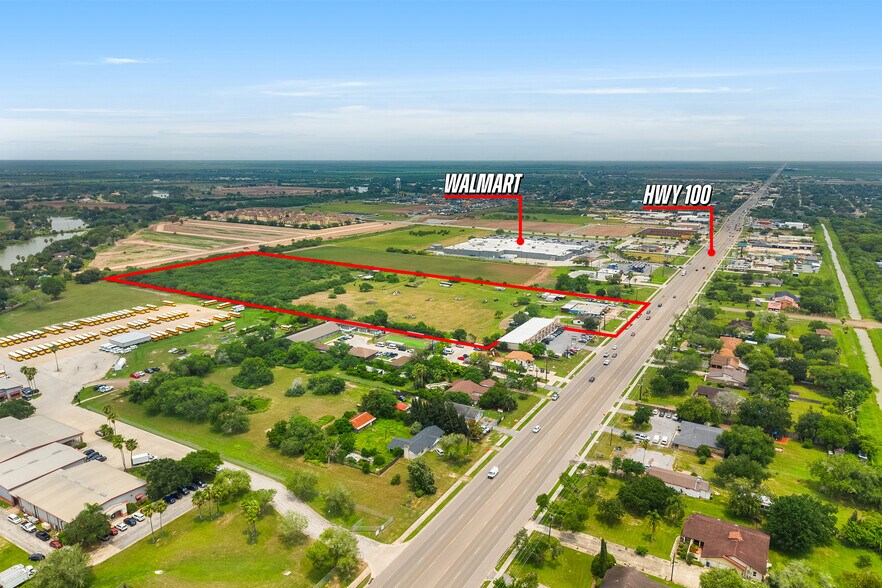 32909 State Highway 100, Los Fresnos, TX à vendre - Aérien - Image 2 de 5