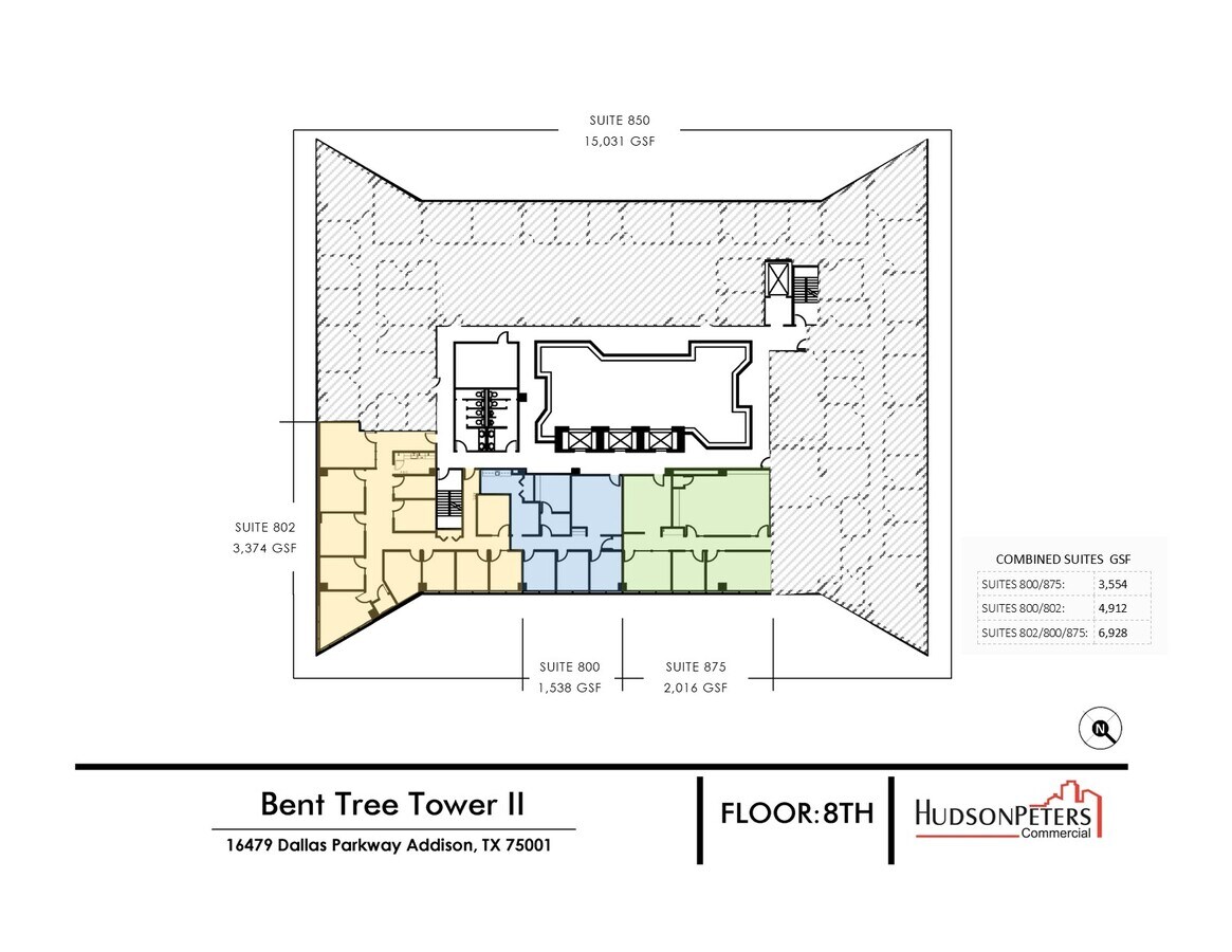 16479 Dallas Pky, Addison, TX 75001 - Unit 875 -  - Floor Plan - Image 1 of 1