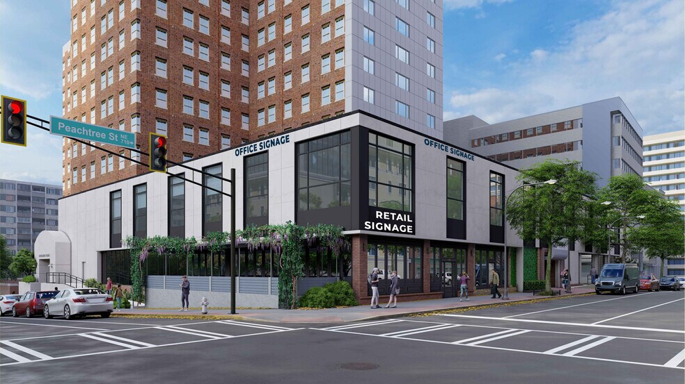 710 Peachtree St NE, Atlanta, GA à louer - Photo du bâtiment - Image 3 de 21