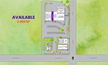 7902 Long Point Rd, Houston, TX à louer Plan d’étage- Image 1 de 1