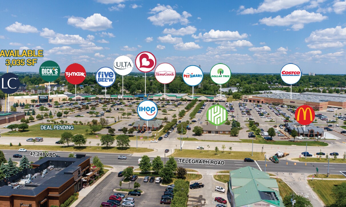 2105-2385 S Telegraph Rd, Bloomfield Hills, MI à louer Photo du bâtiment- Image 1 de 4