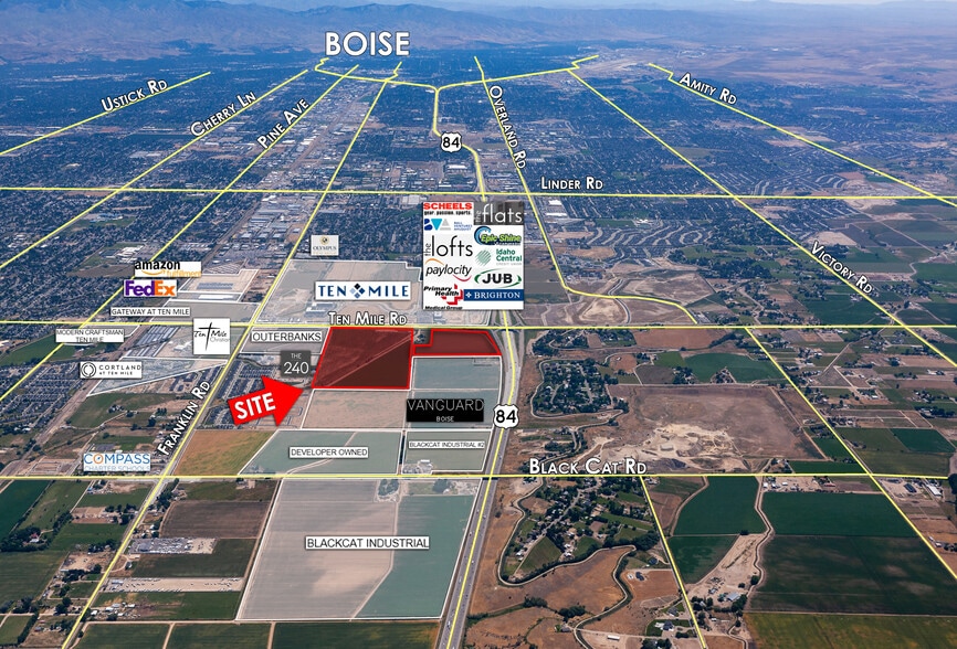 625 & TBD Ten Mile, Meridian, ID à vendre - Aérien - Image 2 de 4