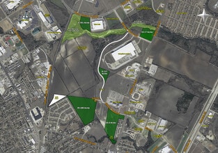 Gateway @ Texas Central, Waco, TX - Aérien Vue de la carte