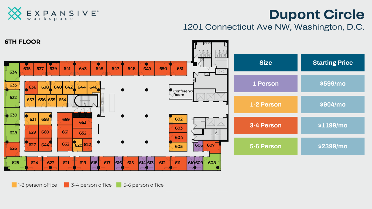 1201 Connecticut Ave NW, Washington, DC for lease Floor Plan- Image 1 of 5