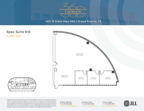 1901 N State Highway 360, Grand Prairie, TX à louer Plan d  tage- Image 1 de 1