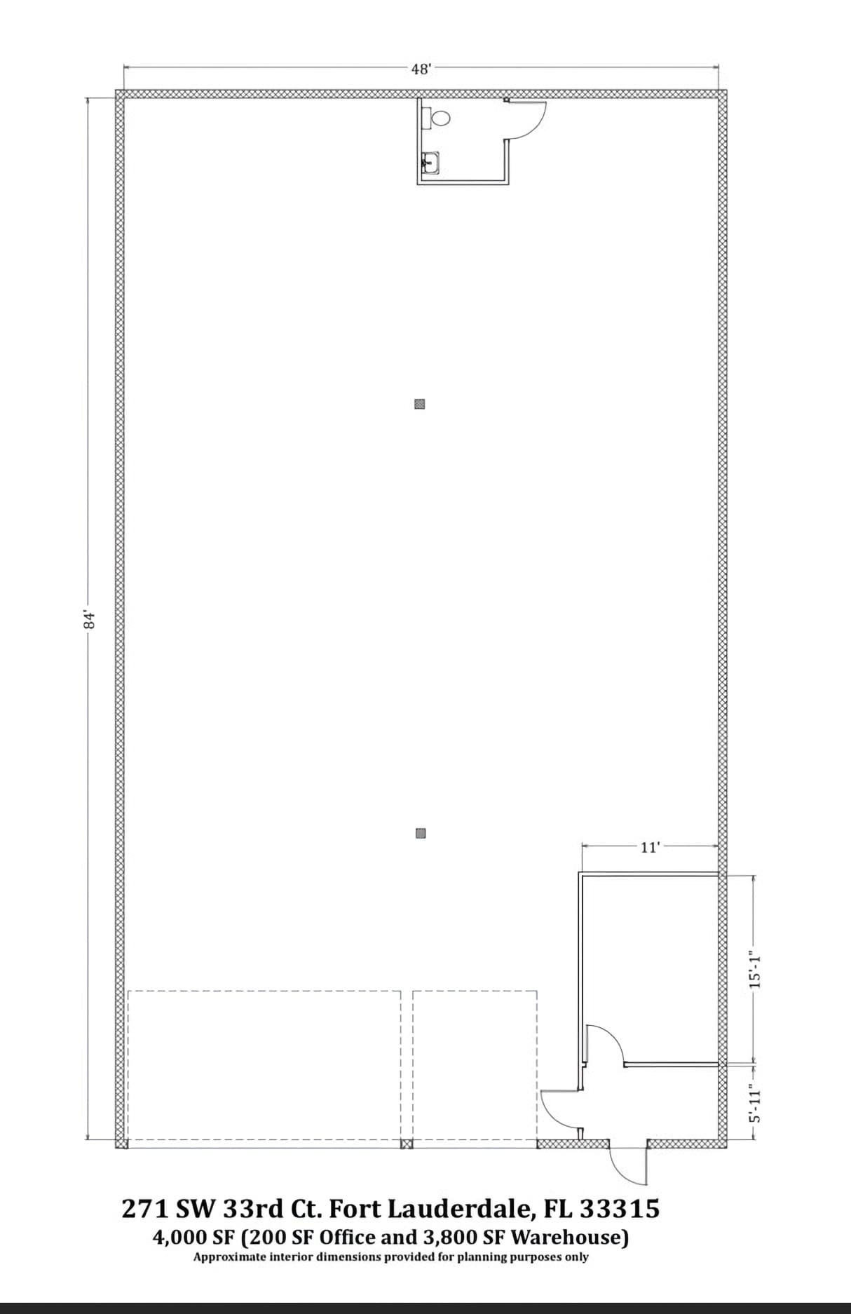 271-273 SW 33rd Ct, Fort Lauderdale, FL for lease Interior Photo- Image 1 of 6