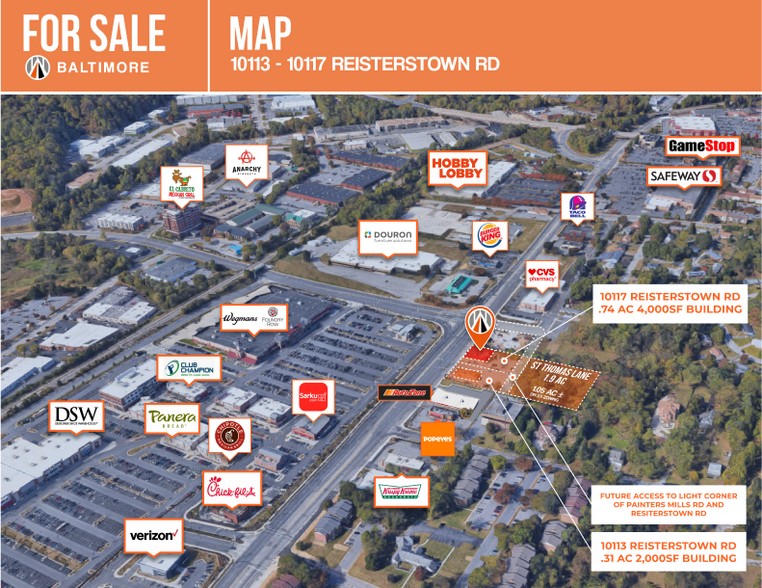 10113-10117 Reisterstown Rd, Owings Mills, MD for sale - Building Photo - Image 3 of 5