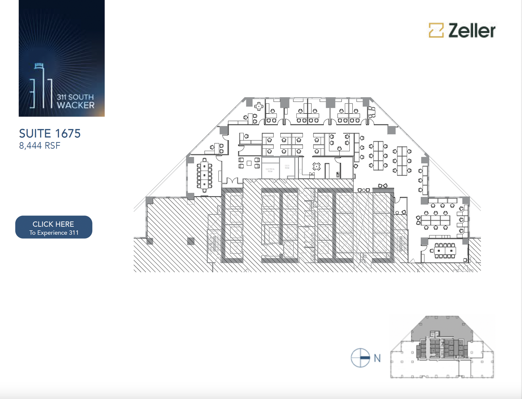 311 S Wacker Dr, Chicago, IL for lease Floor Plan- Image 1 of 1