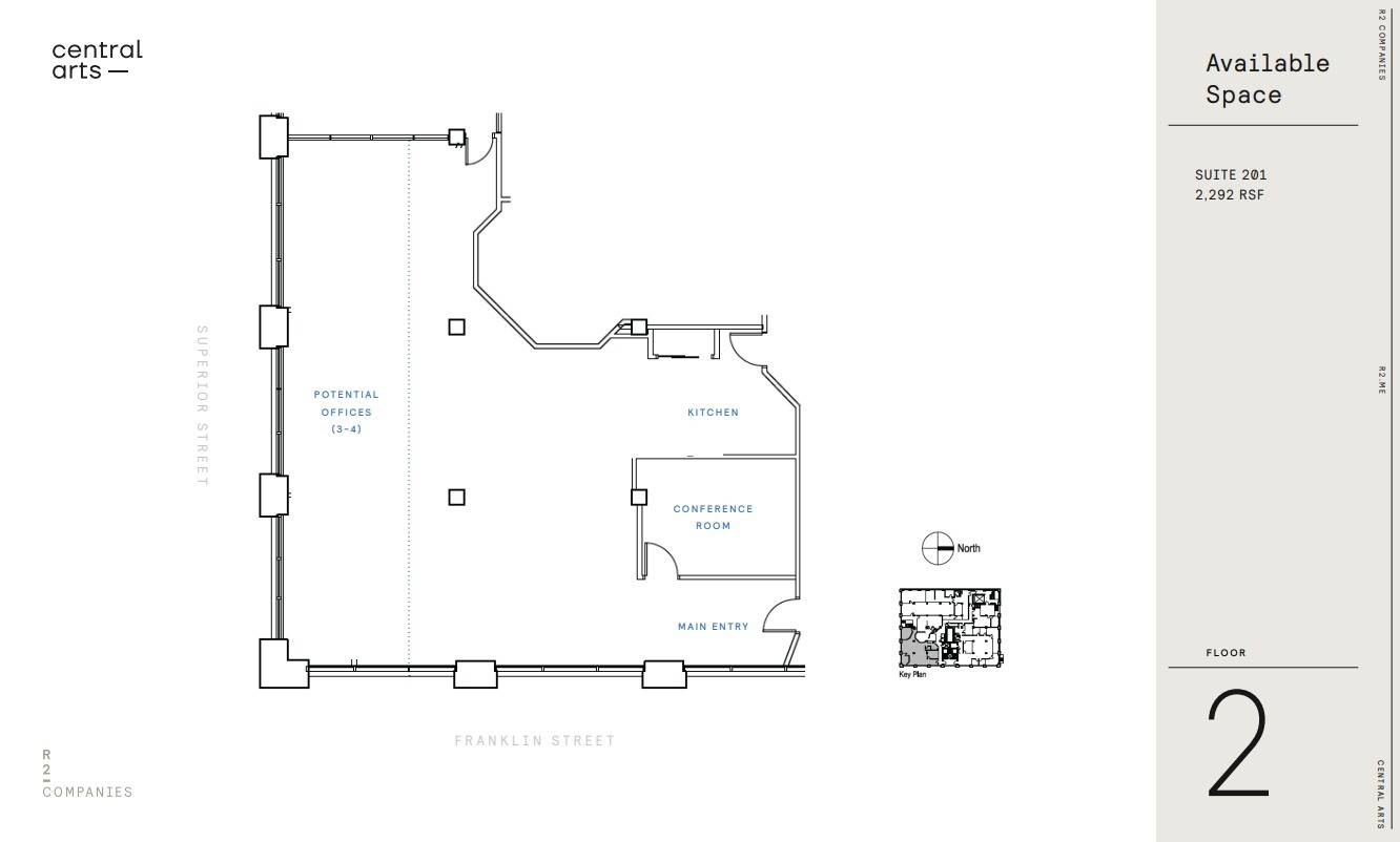 730 N Franklin St, Chicago, IL à louer Plan d  tage- Image 1 de 1