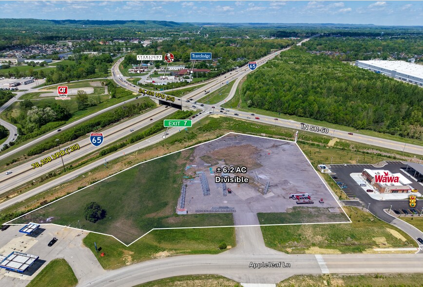 7312 Appleleaf Lane, Sellersburg, IN à louer - Aérien - Image 2 de 4