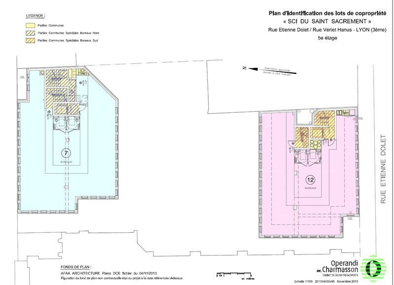 Bureau dans Lyon à louer - Plan d’étage - Image 2 de 3