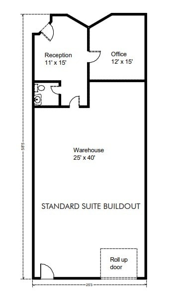 116 N Roosevelt Ave, Chandler, AZ for lease Floor Plan- Image 1 of 1