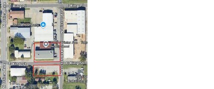 1004 N Victor Ave, Tulsa, OK - AERIAL  map view