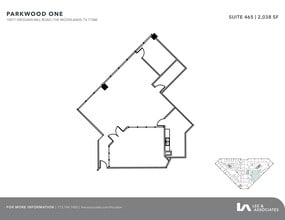 10077 Grogans Mill Rd, The Woodlands, TX à louer Plan d’étage- Image 1 de 2
