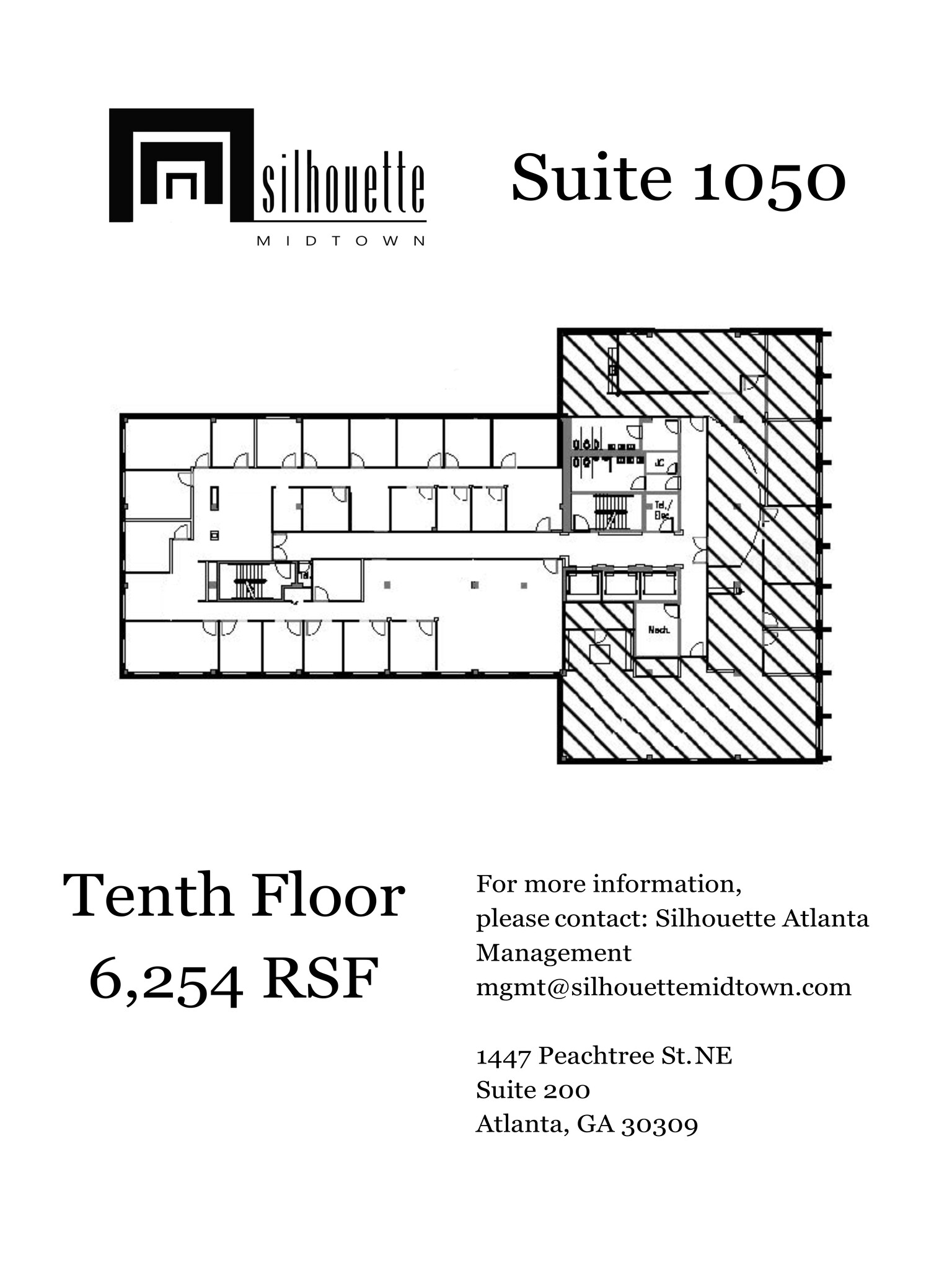 1447 Peachtree St NE, Atlanta, GA à louer Plan de site- Image 1 de 1