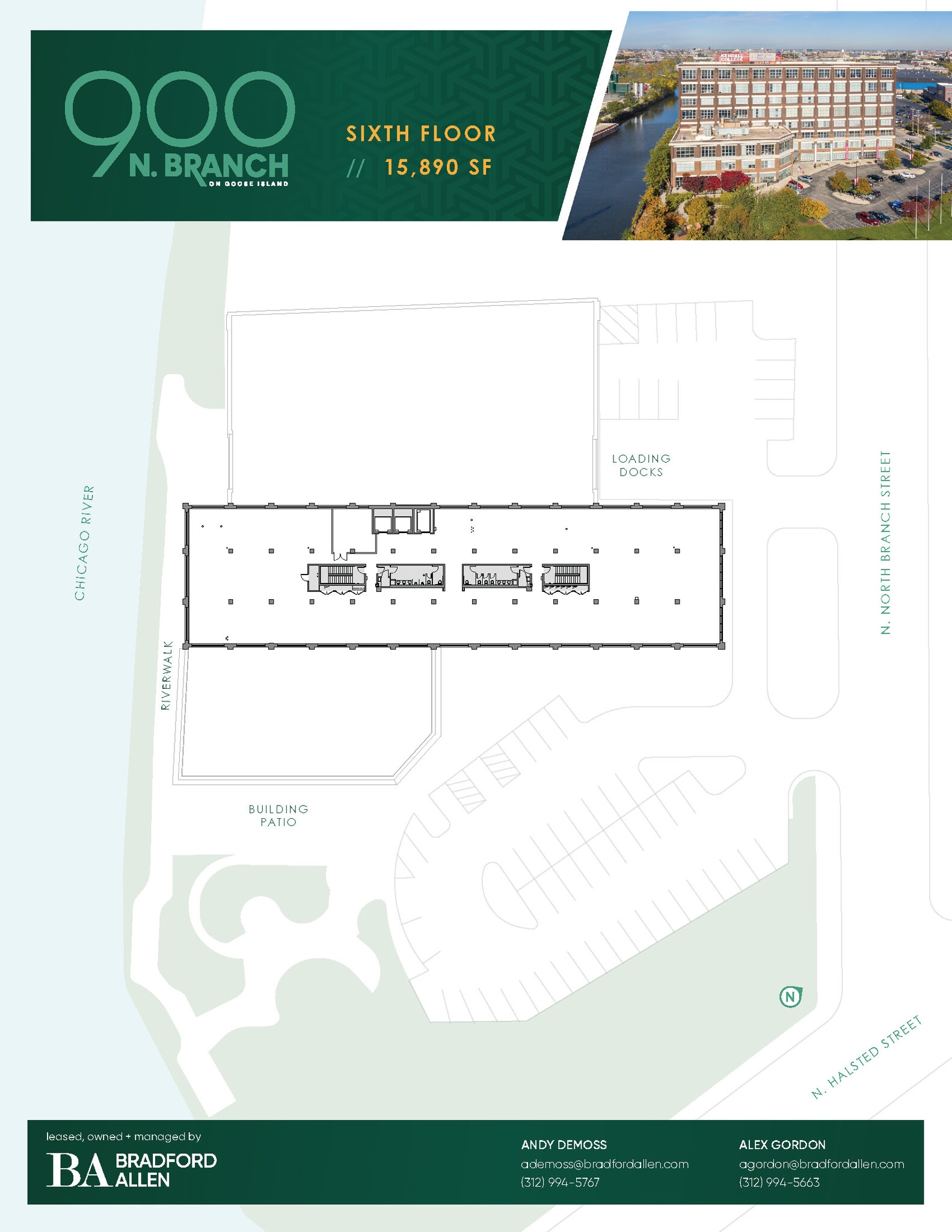 900 N Branch St, Chicago, IL for lease Floor Plan- Image 1 of 6