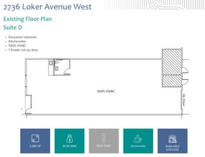 2720 Loker Ave W, Carlsbad, CA for lease Floor Plan- Image 1 of 1