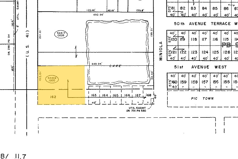 5105 14th St W, Bradenton, FL à louer - Plan cadastral - Image 2 de 2