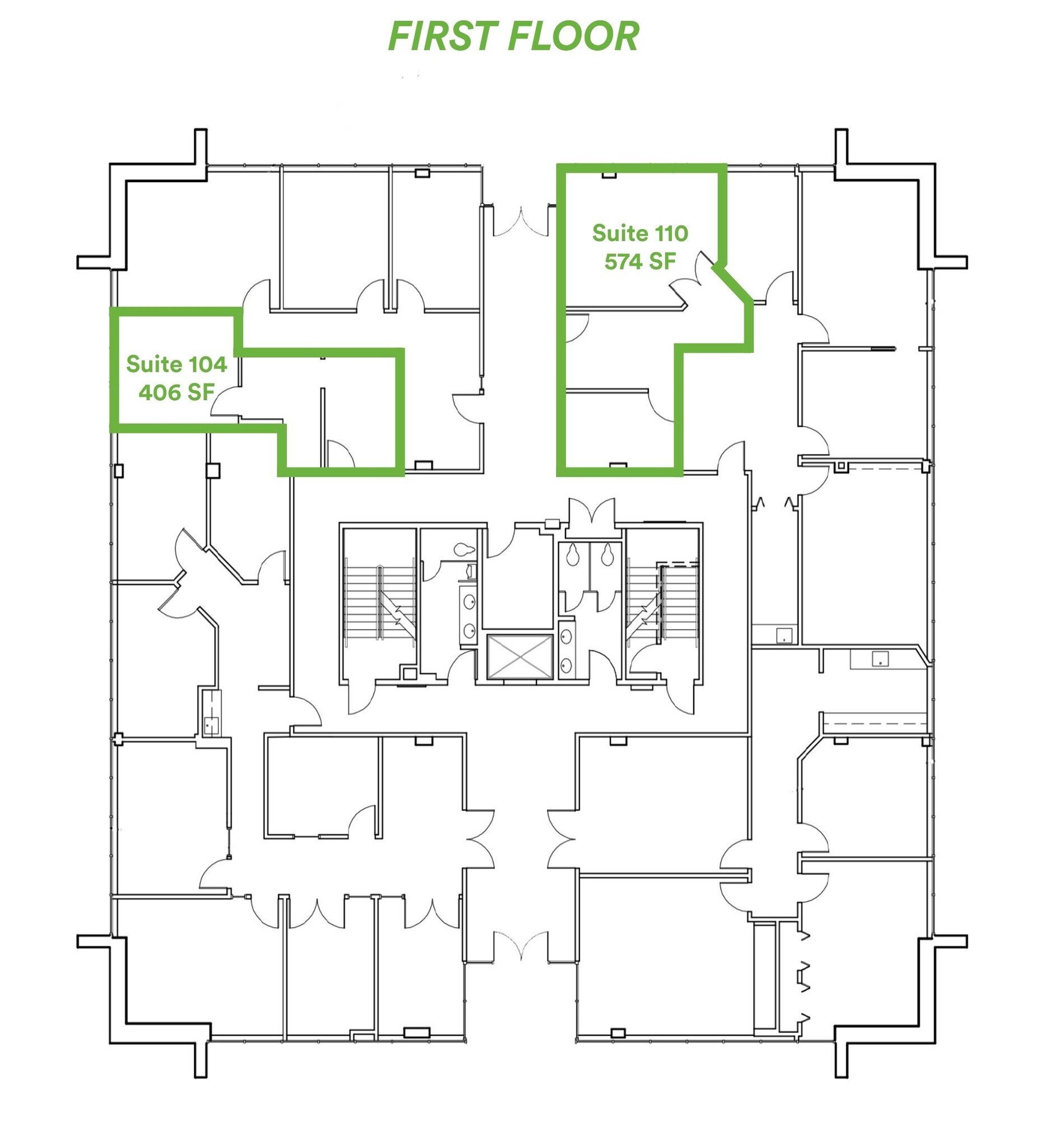 7410 Blanco Rd, San Antonio, TX à louer Plan d’étage- Image 1 de 1