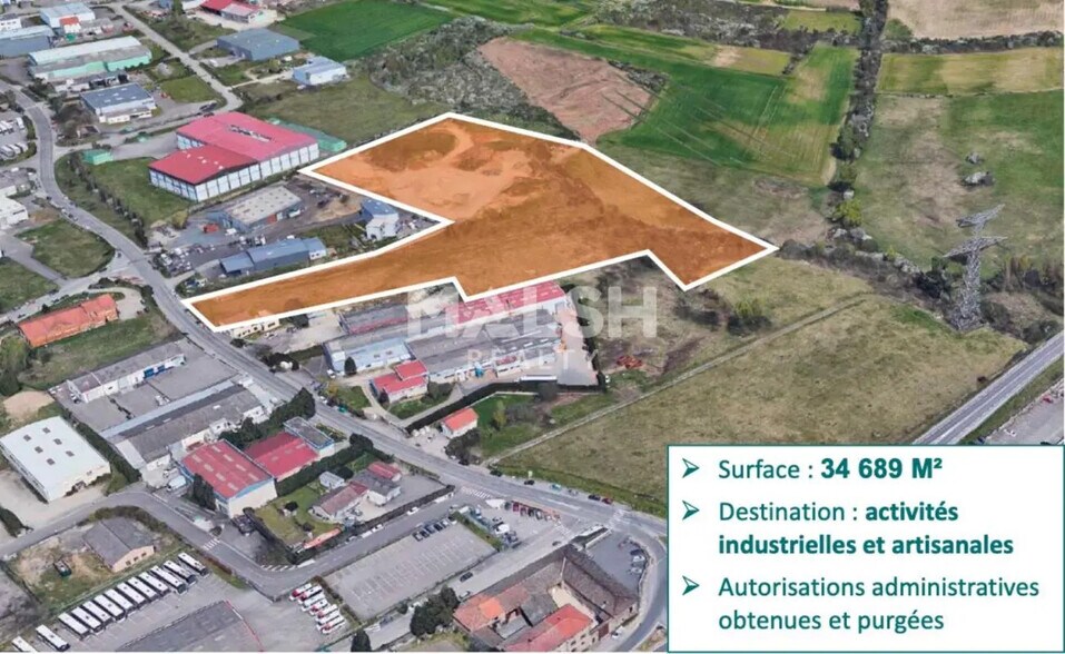 Terrain dans Saint-Laurent-d'Agny à vendre - Aérien - Image 3 de 6