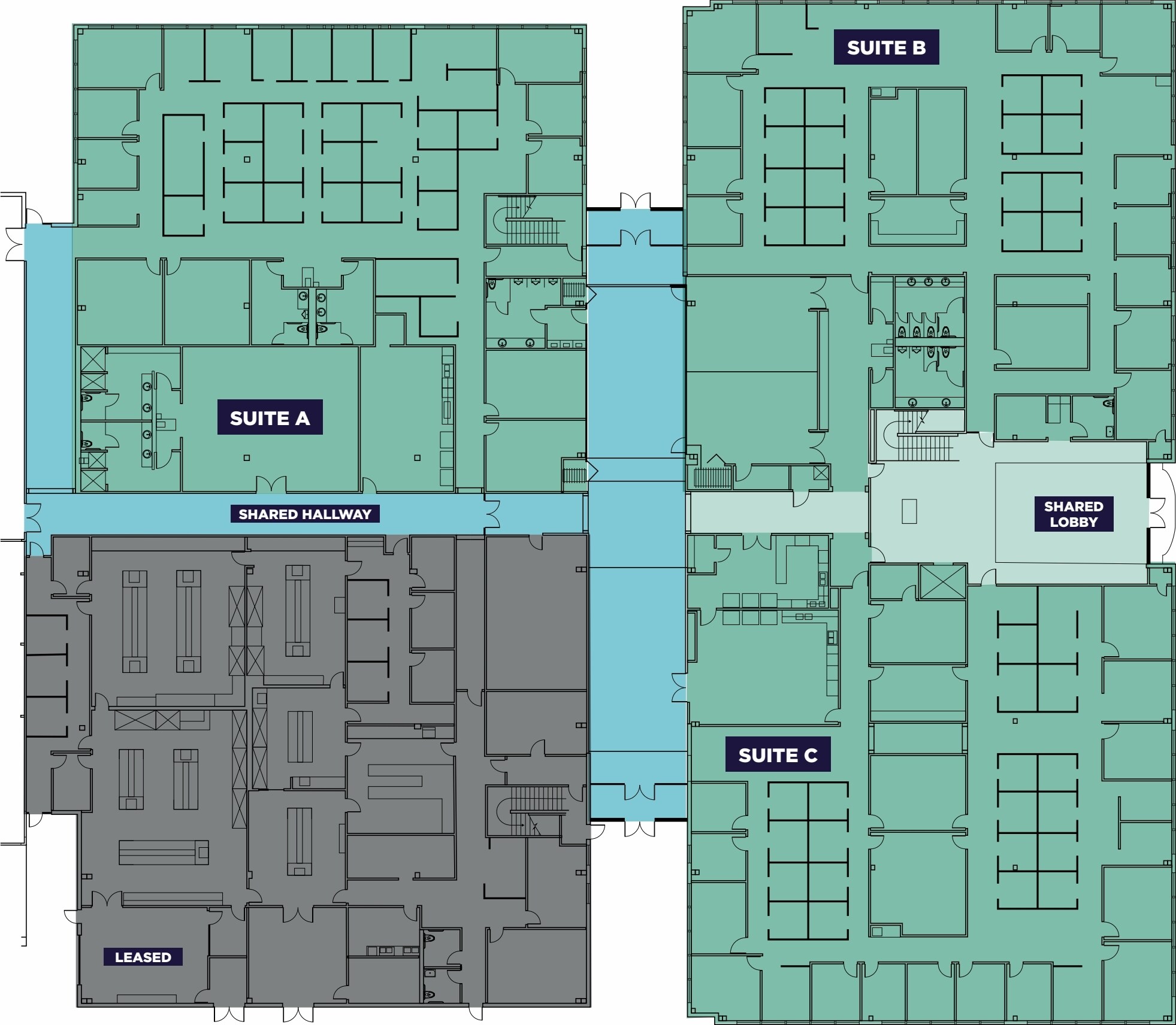 900 Georgia Ave, Deer Park, TX à louer Plan d’étage- Image 1 de 2