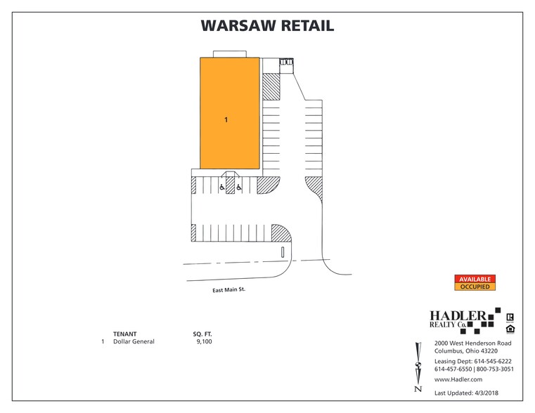 775 Main St, Warsaw, OH à vendre - Plan de site - Image 1 de 1