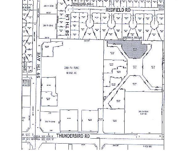 5750 W Thunderbird Rd, Glendale, AZ à louer - Plan cadastral - Image 3 de 5