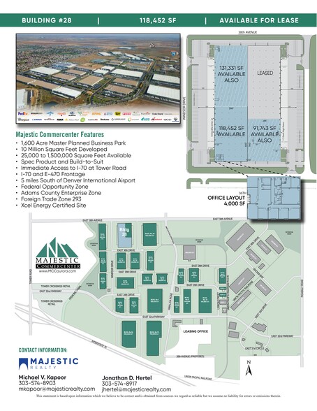 3700 N Windsor Dr, Aurora, CO à louer - Plan de site - Image 2 de 6