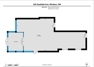 245 Ouellette Ave, Windsor, ON à louer Plan d  tage- Image 1 de 1