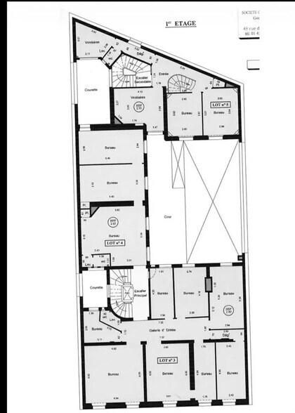 5 Place Du DIX-Huit Juin 1940, Paris for lease - Floor Plan - Image 3 of 6