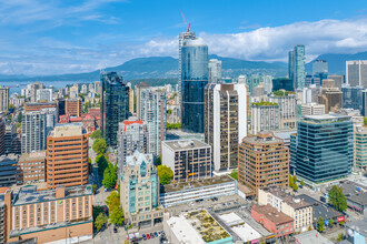 1045 Howe St, Vancouver, BC - aerial  map view