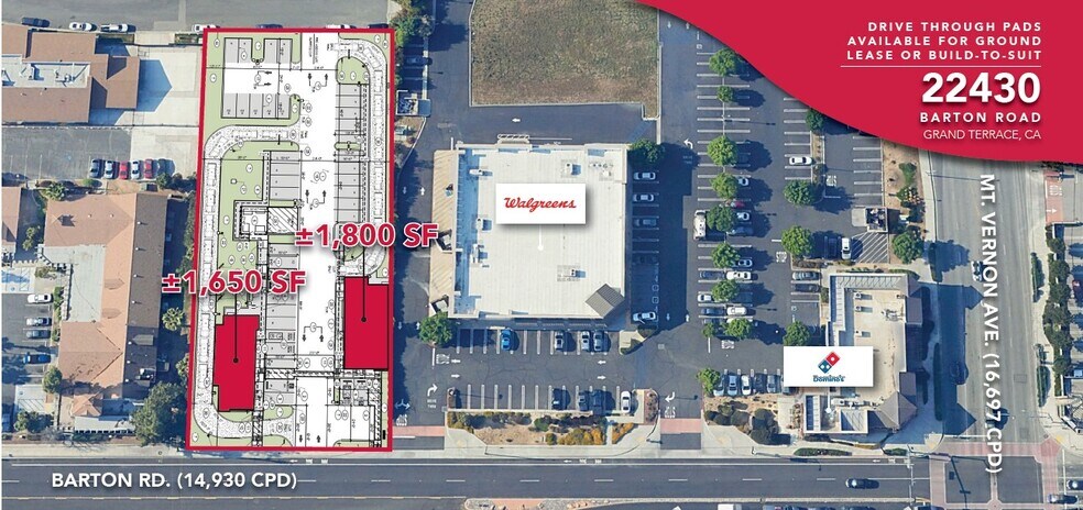 22430 Barton Rd, Grand Terrace, CA à louer - Photo du bâtiment - Image 2 de 2