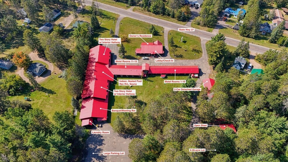 9966 N State Road 27, Hayward, WI à vendre - Photo du bâtiment - Image 2 de 31