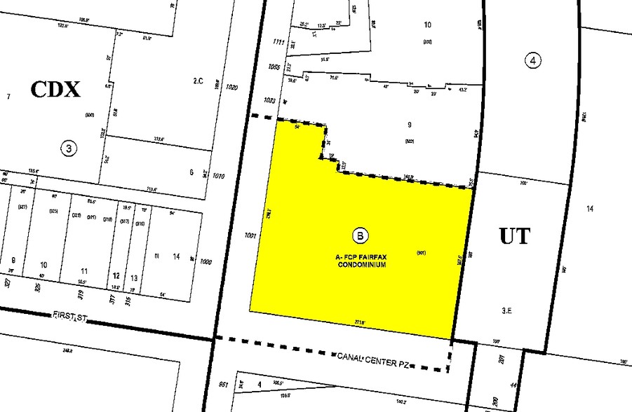 1001 N Fairfax St, Alexandria, VA à louer - Plan cadastral - Image 2 de 28