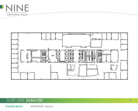 9 Greenway Plz, Houston, TX à louer Plan d  tage- Image 1 de 1