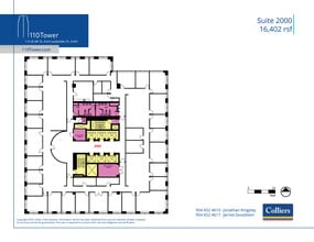 110 SE 6th St, Fort Lauderdale, FL for lease Floor Plan- Image 1 of 2