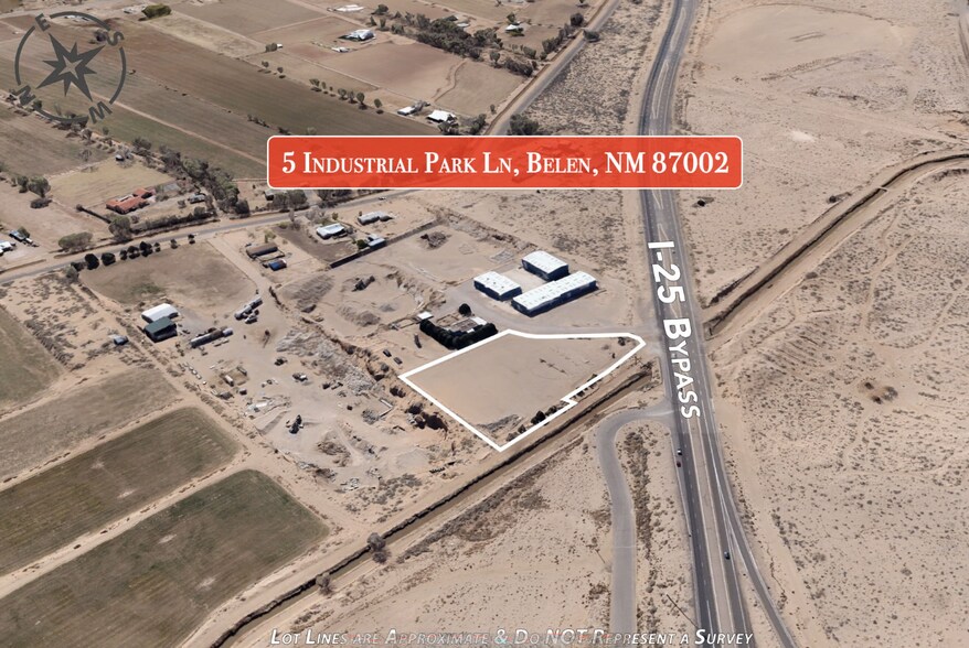 5 Industrial Pk ln, Belen, NM à louer - Aérien - Image 3 de 4