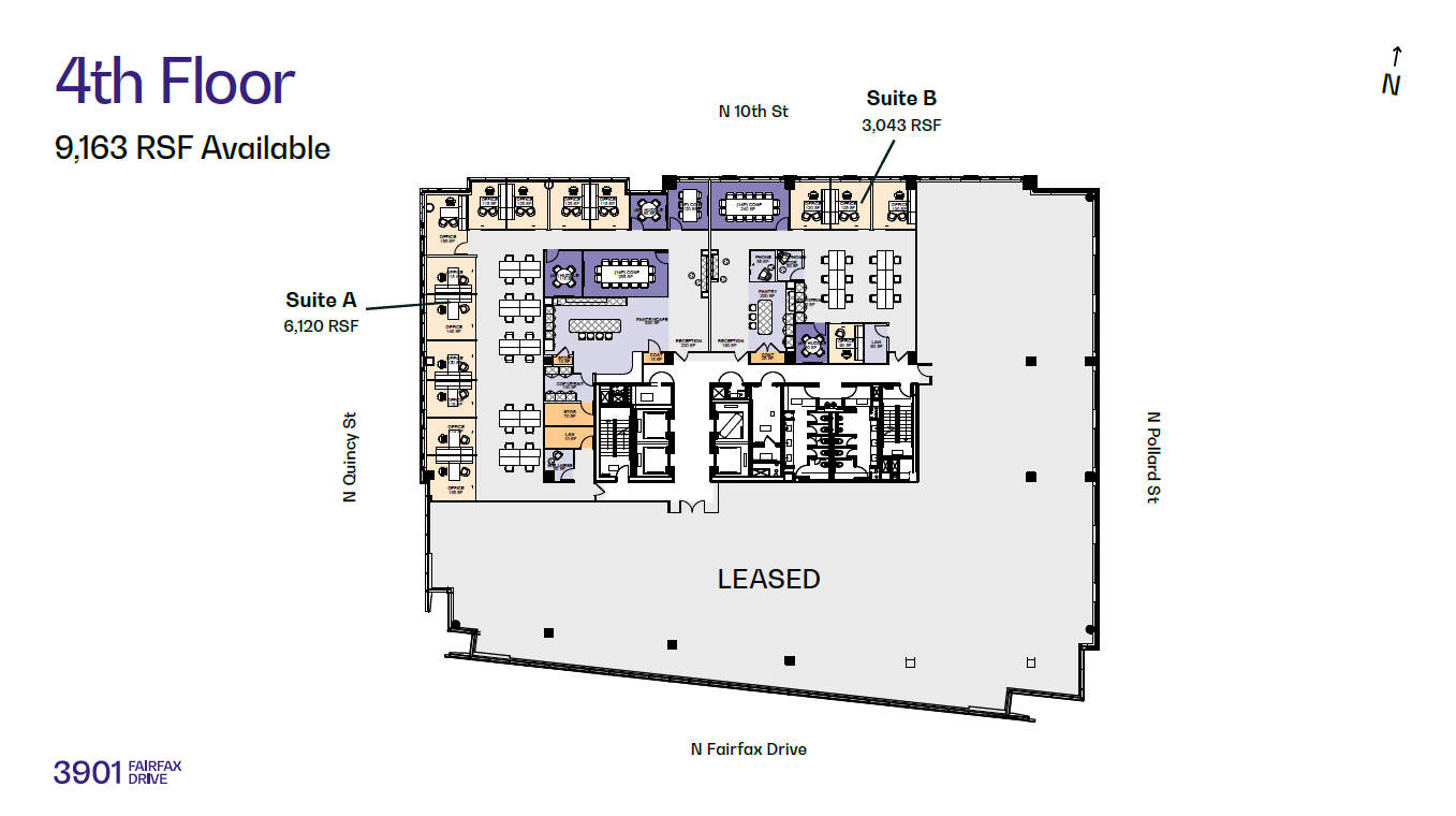 3901 N Fairfax Dr, Arlington, VA for lease Floor Plan- Image 1 of 1