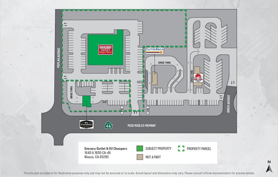 Grocery Outlet & Oil Changers portefeuille de 2 propriétés à vendre sur LoopNet.ca - Plan de site - Image 3 de 3