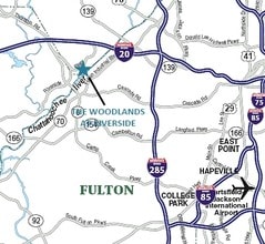 8125 Troon Cir, Austell, GA - AÉRIEN  Vue de la carte - Image1