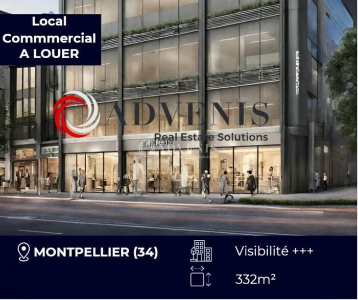 Commerce de détail dans Lattes à louer - Photo du bâtiment - Image 2 de 3
