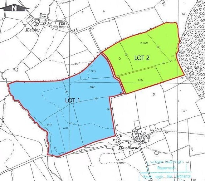 Hawthorpe, Bourne à vendre - Plan de site - Image 2 de 2