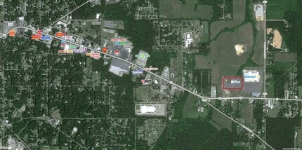 5981 Mer Rouge Rd, Bastrop, LA - Aérien Vue de la carte