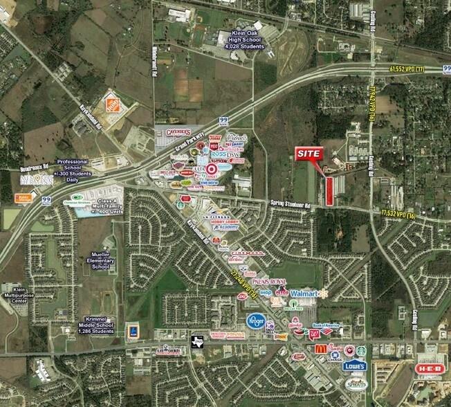 5902 Spring Stuebner Rd, Spring, TX à vendre - Photo du bâtiment - Image 1 de 3