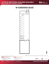 310 W Gardena Blvd, Gardena, CA à louer Plan de site- Image 1 de 1