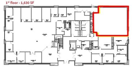 390 Waterloo Blvd, Exton, PA à louer Plan d’étage- Image 1 de 1