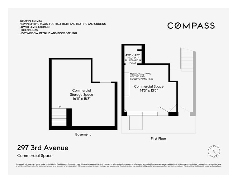 297 3rd Ave, Brooklyn, NY à louer - Plan d’étage - Image 2 de 2